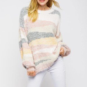 &Merci Cozy Stripe Sweater